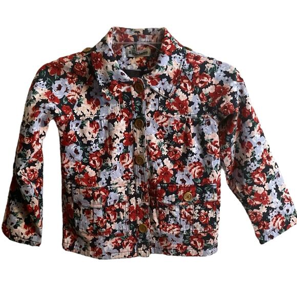 Sirmione Jacket Children's Jeans Set Girls Size 6T Jacket 5T Jeans Elastic Waist - Picture 3 of 14